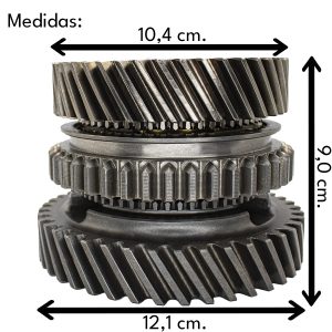 KIT SINCRONIZADOR E ENGRENAGENS 1° 2° DUCATO 2002 A 2017