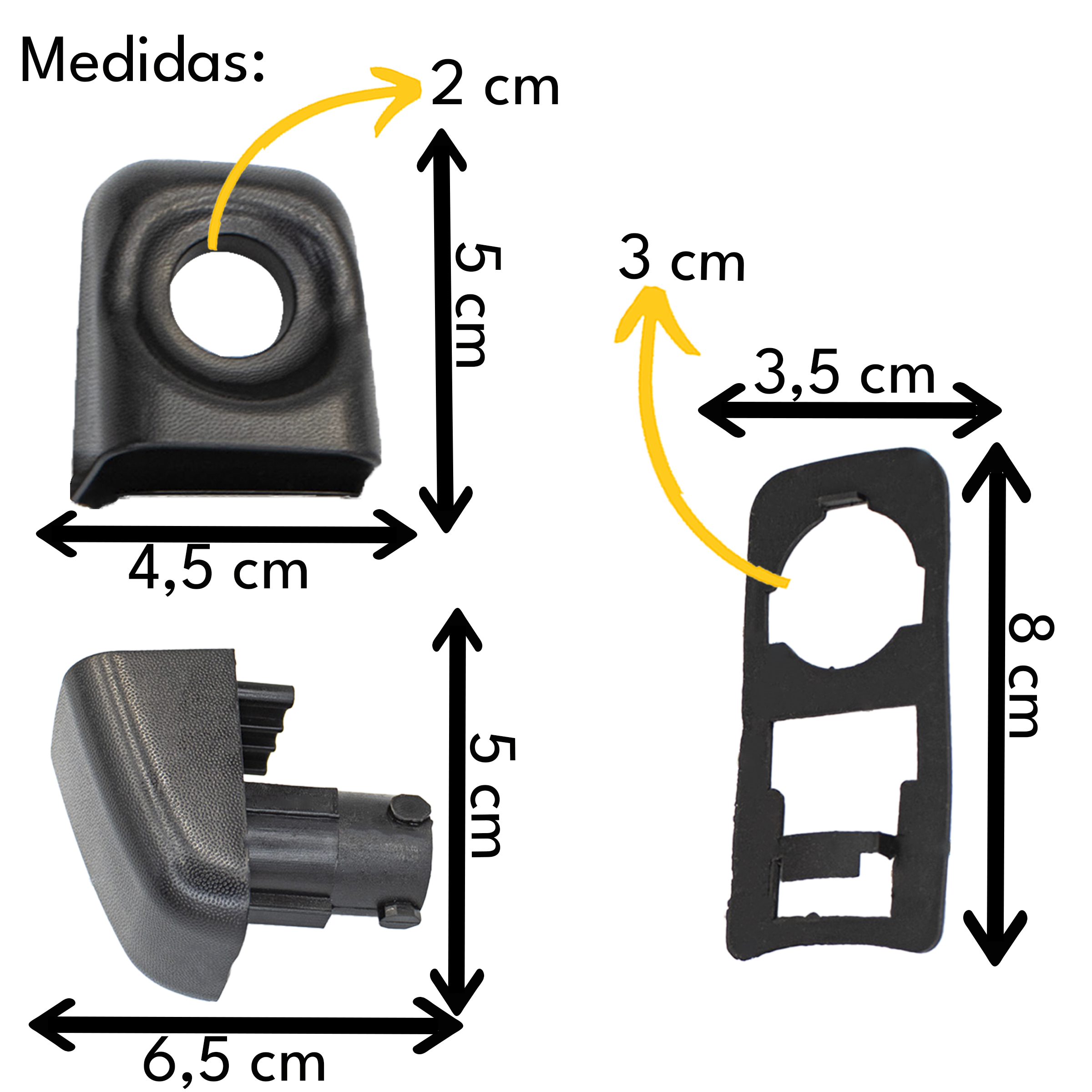 MAÇANETA E SUPORTE PORTA DIANTEIRA LD TRASEIRA MASTER 13/23 - Imagem 5