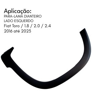 MOLDURA PARALAMA DIANTEIRO ESQUERDO ORIGINAL TORO 2016 /2023