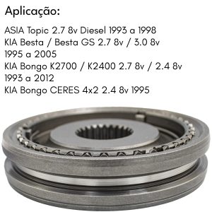 Sincronizador 3ª 4ª TOPIC BESTA 2.7 GS 2.7 3.0 K2700 CERES 4X2