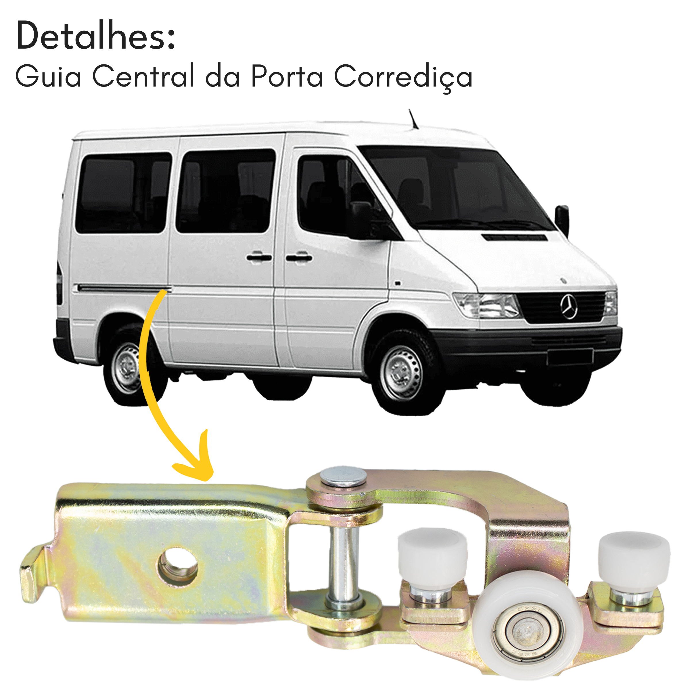 GUIA CENTRAL SPRINTER 1997 A 2011 - Imagem 4