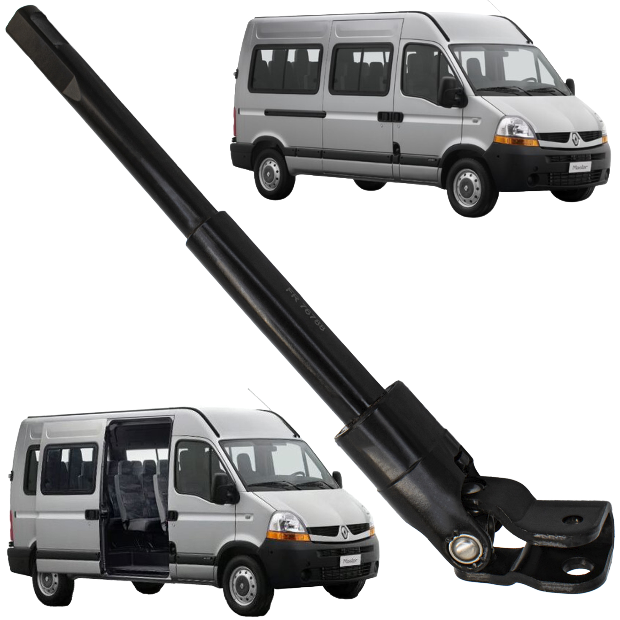 COLUNA DIREÇÃO EIXO INFERIOR RENAULT MASTER 2.5 2005 A 2013