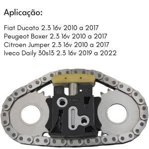 KIT CORRENTE COMANDO DUCATO BOXER JUMPER 2.3 16V 2010 A 2017 IVECO DAILY 30S13 2.3 2019 A 2022