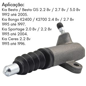 CILINDRO AUXILIAR EMBREAGEM BESTA GS BONGO K2400 K2700 SPORTAGE CERES