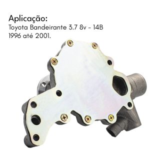 BOMBA DE ÁGUA TOYOTA BANDEIRANTE 14B 3.7 8V 1996 A 2001