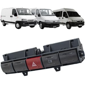 INTERRUPTOR BOTÃO PISCA ALERTA ORIGINAL DUCATO 2006 A 2017