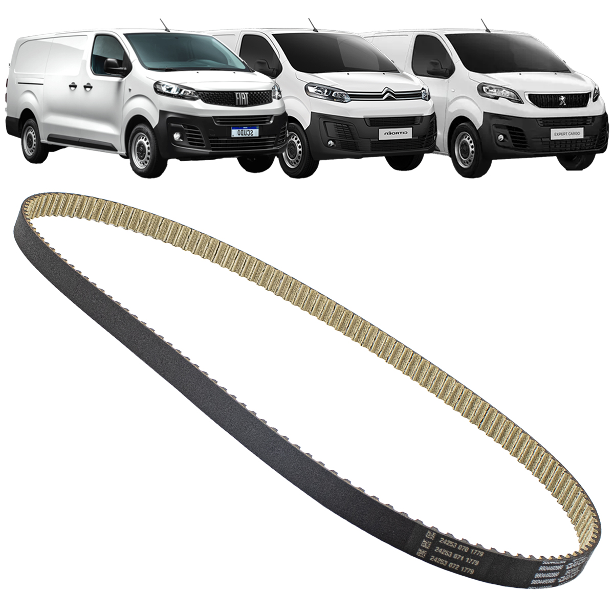 CORREIA DENTADA ORIGINAL EXPERT JUMPY 1.6 2018 A 2021