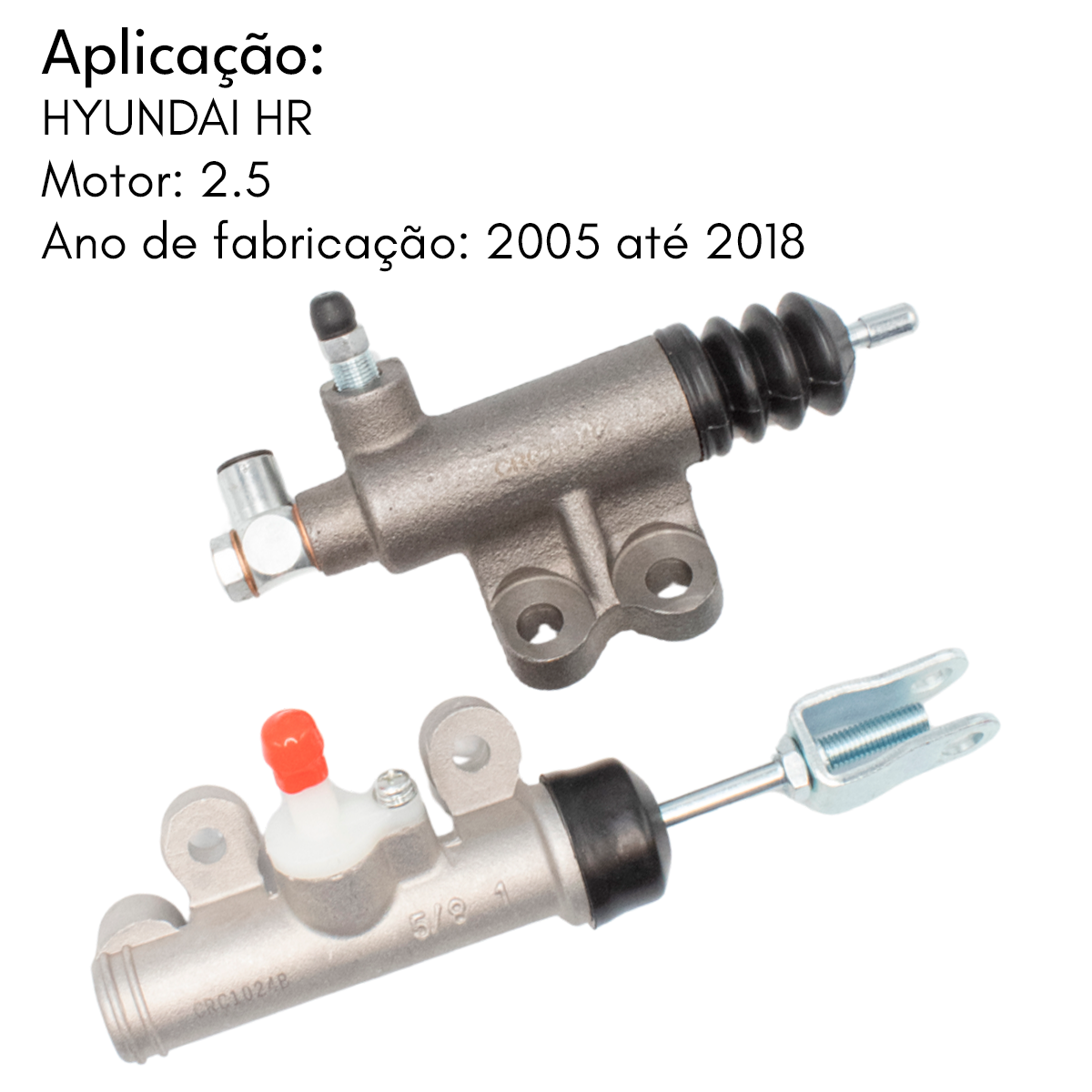 KIT CILINDRO AUXILIAR E MESTRE DE EMBREAGEM HR 2.5 - Imagem 2