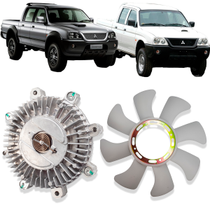 POLIA VISCOSA C HÉLICE RADIADOR L200 HPE OUTDOOR 1992 A 2012