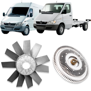 POLIA VISCOSA C HÉLICE RADIADOR F1000 RANGER SPRINTER MAXION