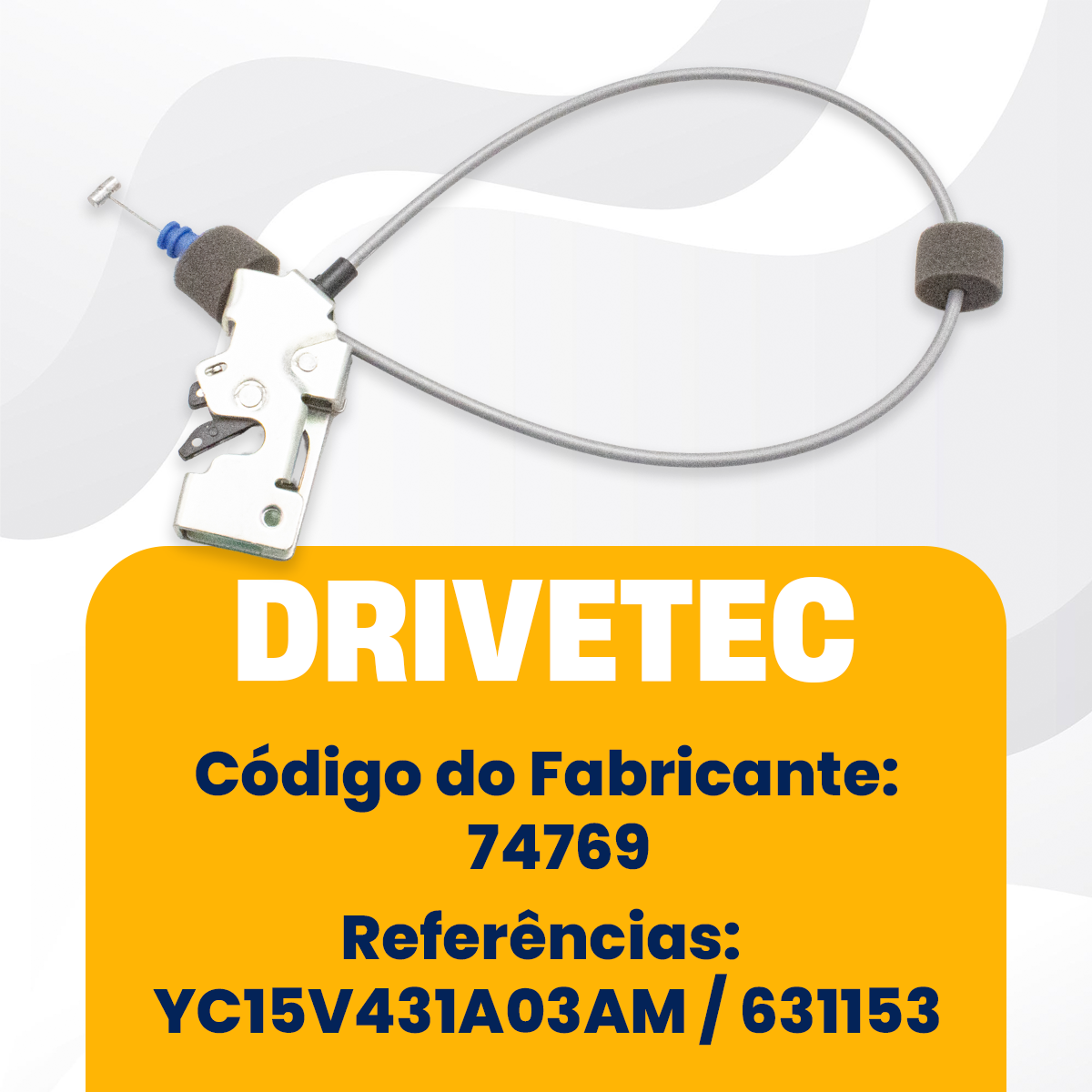 FECHADURA INFERIOR PORTA TRASEIRA FORD TRANSIT 2008 A 2014 - Imagem 8