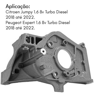 SUPORTE BOMBA ALTA PEUGEOT EXPERT JUMPY 1.6 8V 2018 A 2022