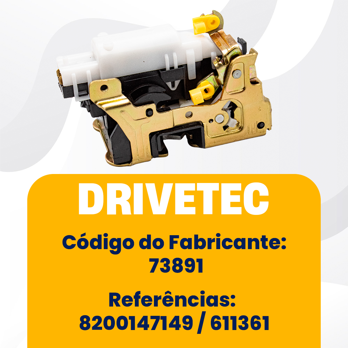 FECHADURA ELETRICA PORTA DIANTEIRA DIREITA RENAULT MASTER 2.5 8V 2.8 16V 2002 A 2012 73892 - Imagem 3