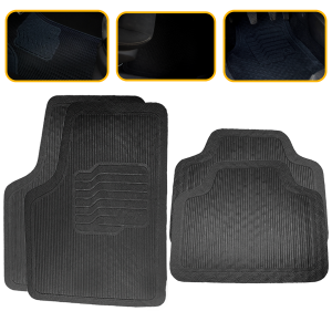 TAPETE BORRACHA HOMOLOGADO FIAT AUTOMOTIVO ANTIDERRAPANTE UNIVERSAL 4 PÇS BPAUTOPARTS