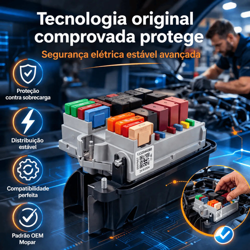 KIT CAIXA DE FUSÍVEL E SUPORTE ORIGINAL DUCATO 2006 A 2017 - Imagem 7