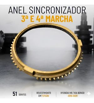 KIT ANEL SINCRONIZADO 3° 4° MARCHA HR BONGO 2.5 2013 A 2020