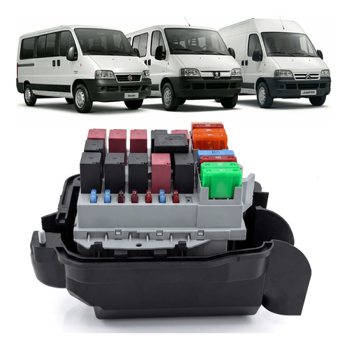 KIT CAIXA DE FUSÍVEL E SUPORTE ORIGINAL DUCATO 2006 A 2017