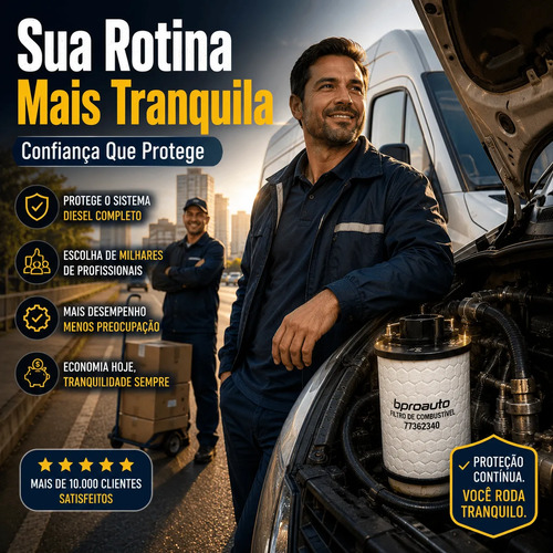 Kit 2 Filtro De Combustível Fiat Ducato 2.8 2.3 2005 A 2017 - Imagem 4