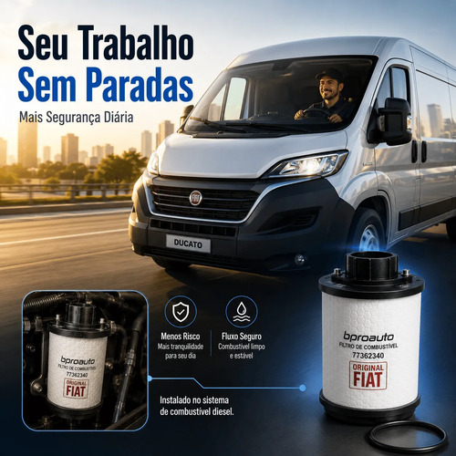 Kit 2 Filtro De Combustível Fiat Ducato 2.8 2.3 2005 A 2017 - Imagem 7